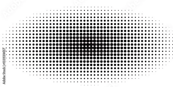 Fototapeta Halftone Noise Stipple pointillism background. Grain gradient texture background with dots. Dotwork gradient halftone pattern. Sand, grain, grunge stipple effect. vector illustration