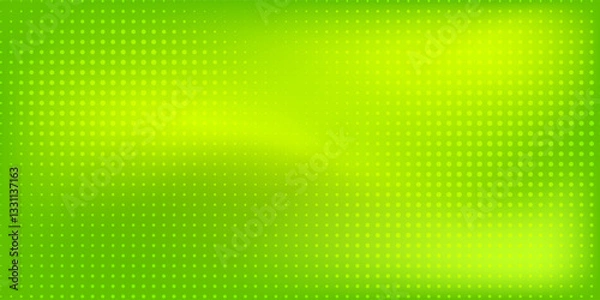 Fototapeta Dots halftone green color pattern gradient texture with technology digital background. Dots pop art comics  modern