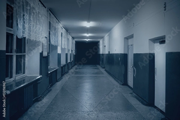 Obraz A dark corridor.