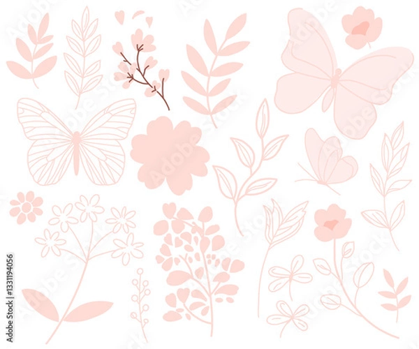 Fototapeta 핑크봄