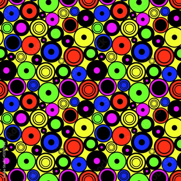 Fototapeta Seamless vector abstract pattern