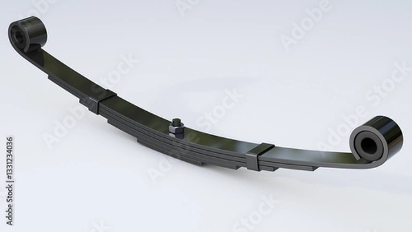 Fototapeta Automotive Leaf Spring 3D render