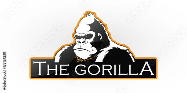 Obraz Gorilla logo