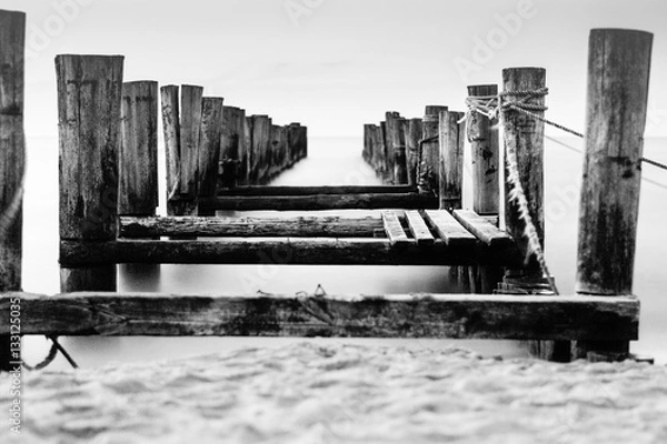 Obraz Alter Steg im Meer