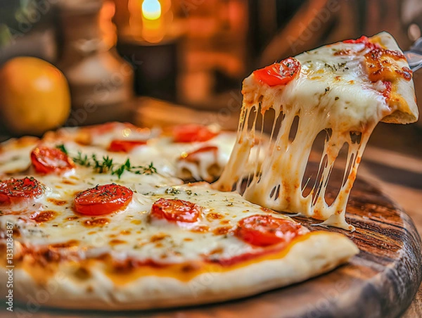 Obraz Rustic Delight Pizza