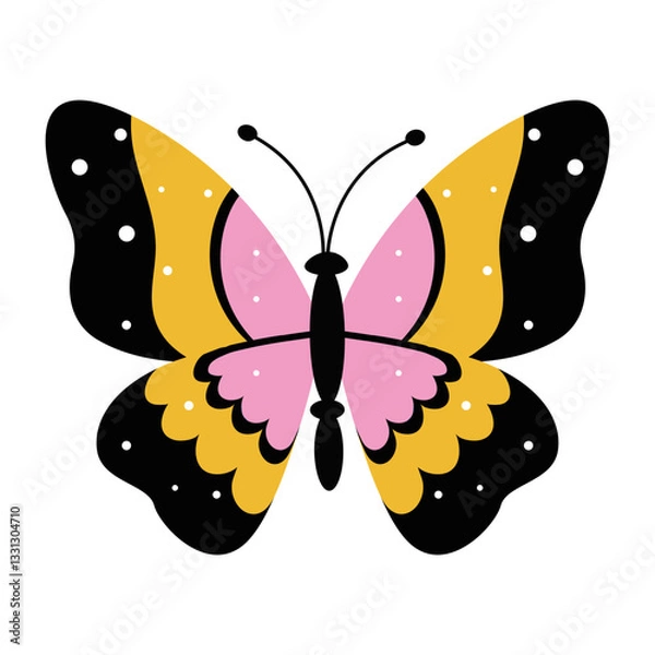 Obraz Colorful Butterfly design Illustration