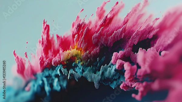 Fototapeta Abstract splash of colors