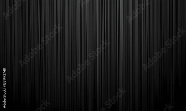 Obraz Smooth Dark Background with Vertical Lines for Creative Design Projects