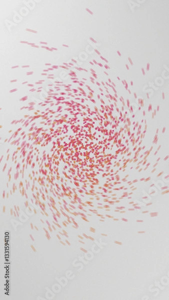 Obraz Particle Twist Animation Vertical Logo Reveal 151