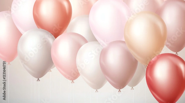 Fototapeta Festive Balloon Background