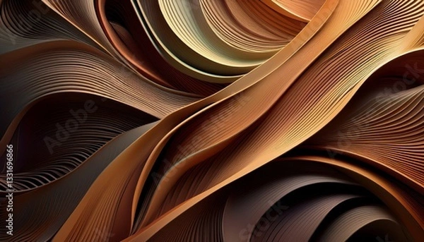 Fototapeta Simple abstract background with thin intersecting lines and subtle gradients
