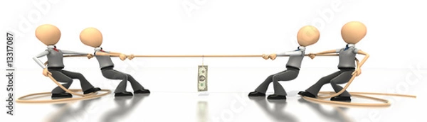 Obraz Money Tug of War