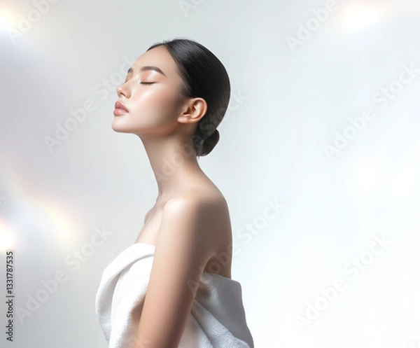 Obraz アジア人女性のポートレート