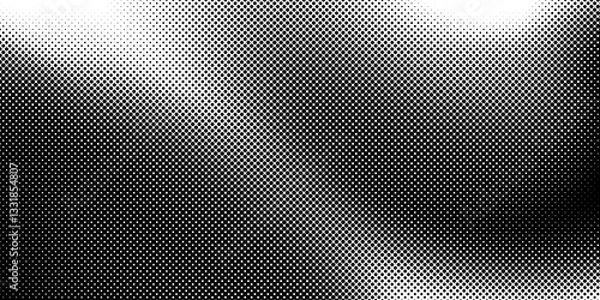 Obraz abstract metal background with halftone dots pattern background