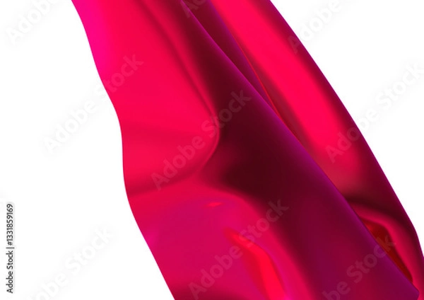 Obraz A vibrant splash of pink silk The perfect backdrop for your next design