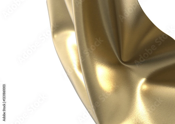 Obraz Golden waves of luxury and elegance