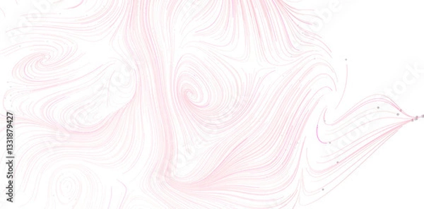 Fototapeta Abstract art background with swirling pink lines. Perfect for websites, presentations, and more!