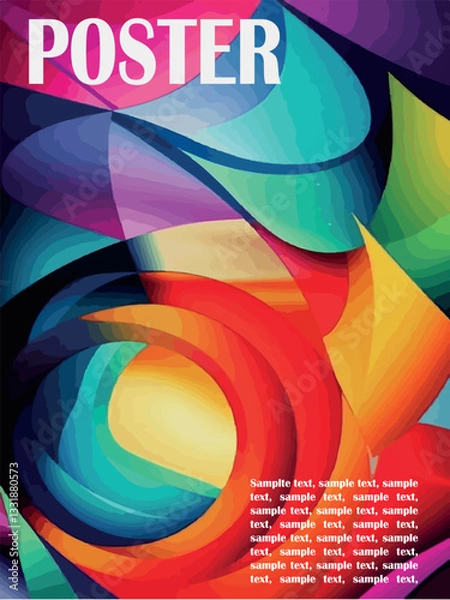 Fototapeta Abstract vector poster