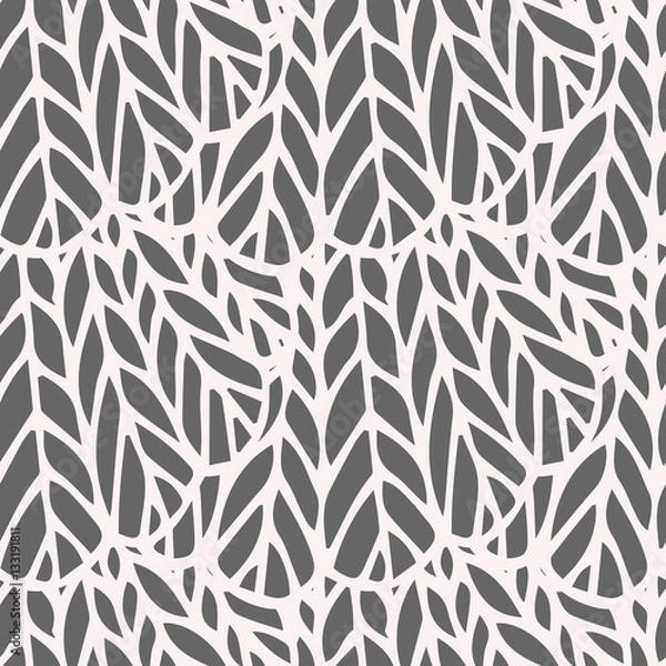 Fototapeta Knitting seamless pattern
