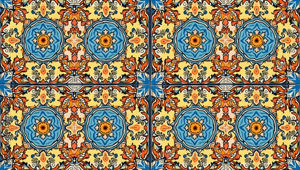 Obraz Exquisite Flat Islamic Patterns for Exotic Middle Eastern Home Decor