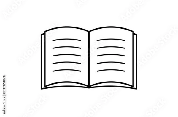 Fototapeta 本のアイコン