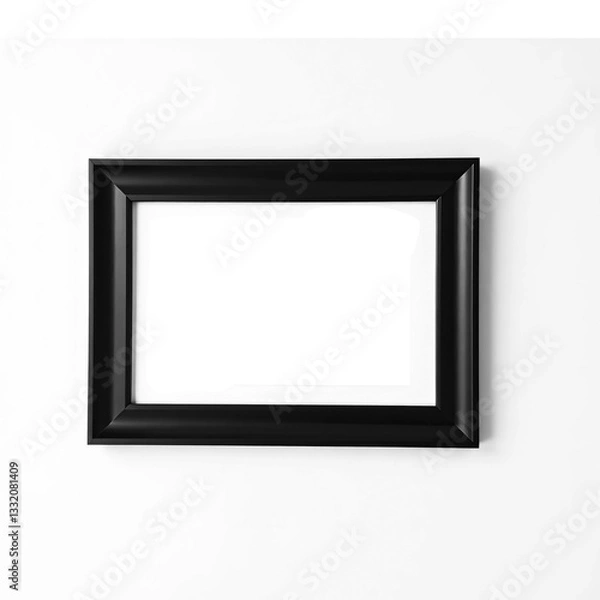 Fototapeta The  wall frame  with transparent background PNG and JPEG image