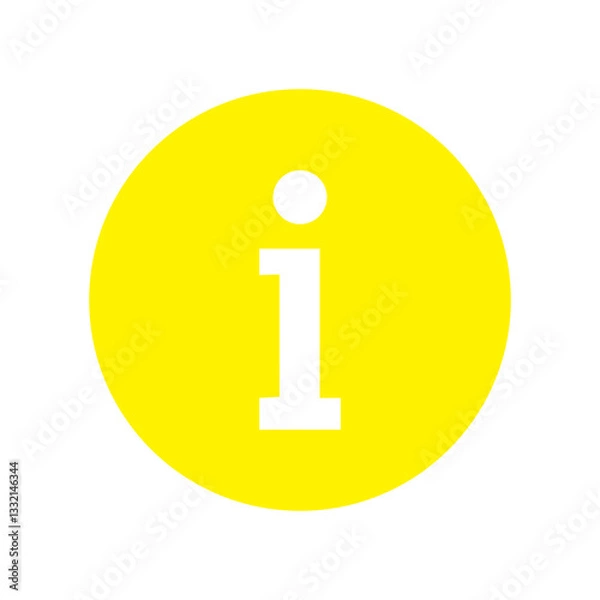 Fototapeta information icon