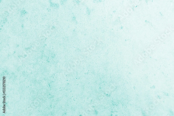 Fototapeta Smooth flat vintage paper bag pale texture in light blue color on table background. Organic soft turquoise plain back craft book concept for simplicity azure teal scrap backdrop, simple top surface