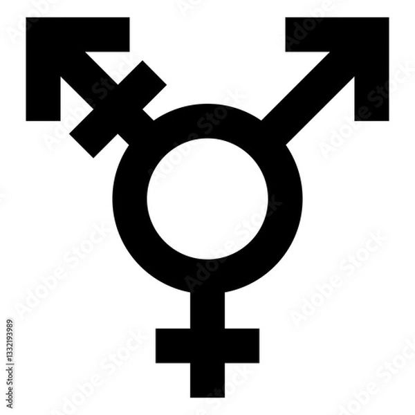 Obraz Transgender Symbol
