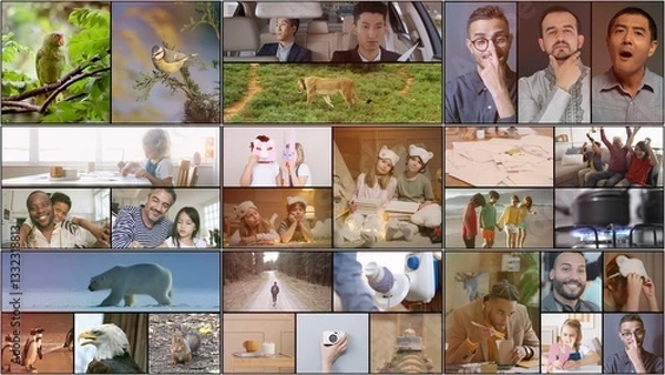 Fototapeta Split Screen Layout