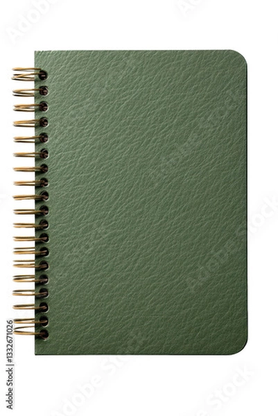 Obraz Isolated Green Notebook