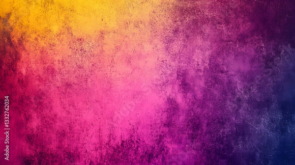 Fototapeta Abstract Colorful Grunge Texture Background Vibrant Yellow, Pink, and Purple Gradient