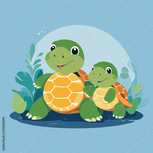 Obraz Turtle Mother's Day Love