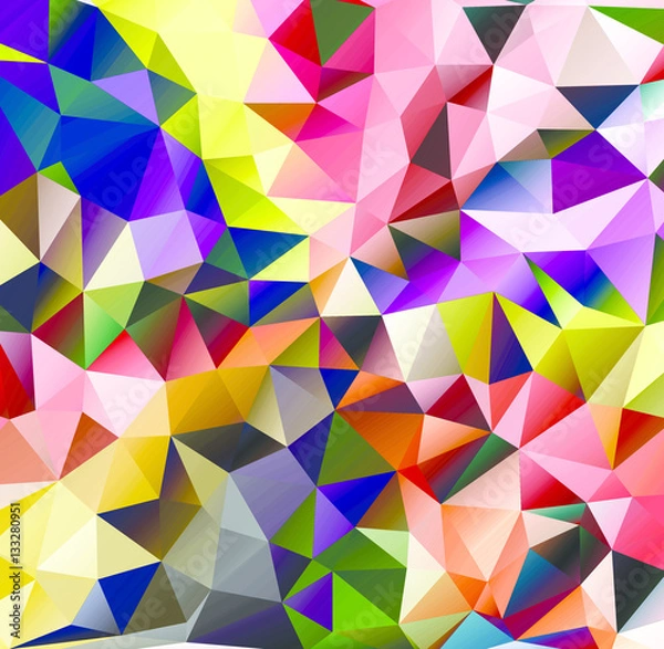 Obraz Abstract polygonal background
