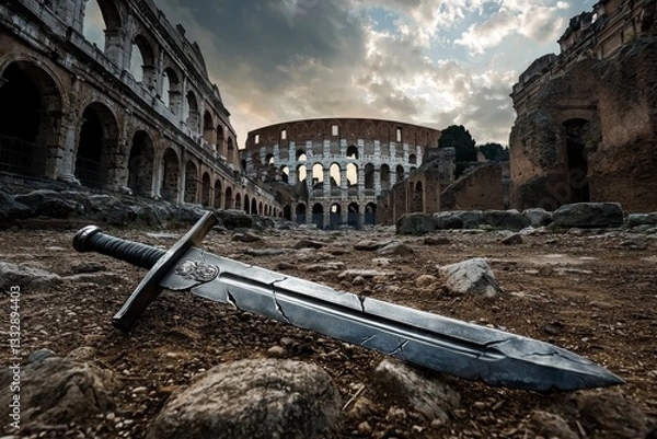 Fototapeta Historical Significance of Swords in Gladiatorial Combat