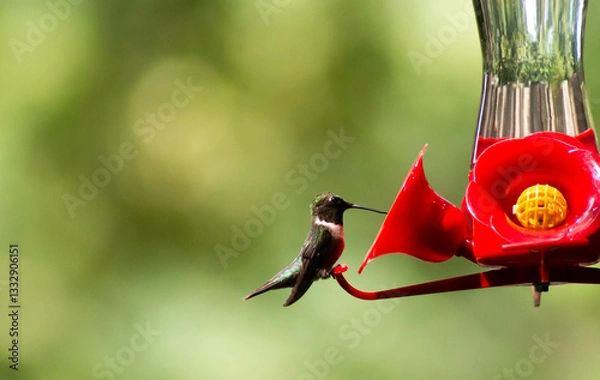 Fototapeta Ruby-Throated Hummingbird