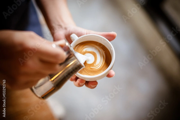 Obraz coffee latte art