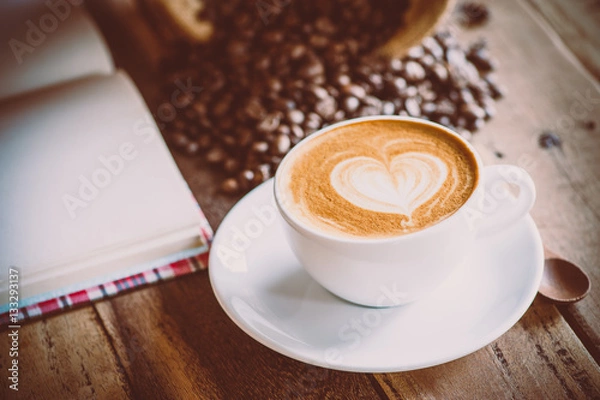 Obraz coffee latte art