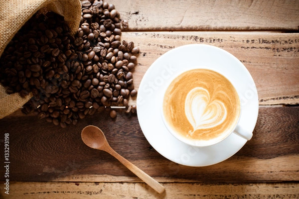 Obraz coffee latte art