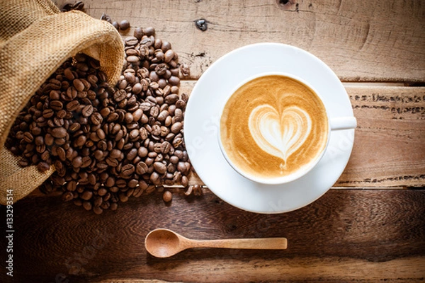 Obraz coffee latte art