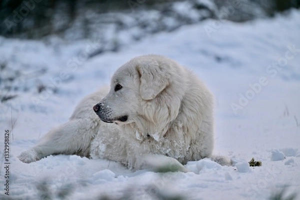 Obraz Biały Owczarek