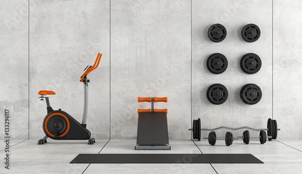 Obraz Nowoczesna sala ze sprzętem do ćwiczeń