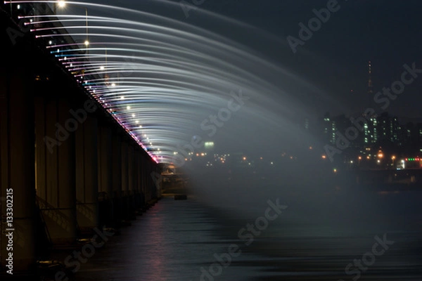 Obraz bridge lighting2