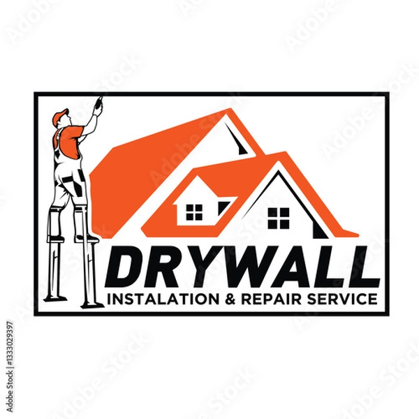 Fototapeta drywall logo