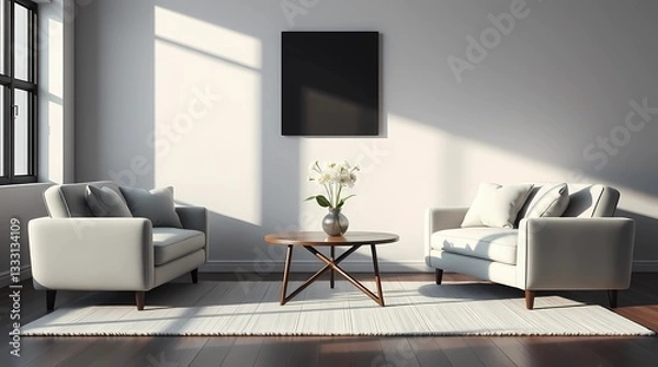 Obraz modern living room