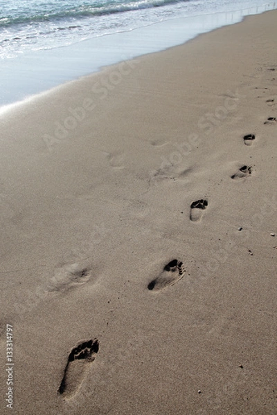 Obraz Footsteps on the sand