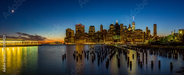 Obraz Lower Manhattan skyline Panoramic