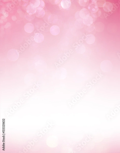 Obraz abstract bokeh pink light background