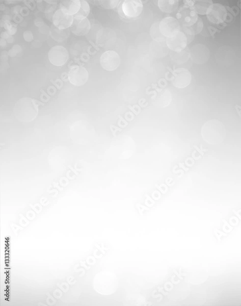 Obraz abstract bokeh light grey background
