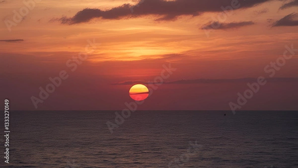 Fototapeta A captivating sunset